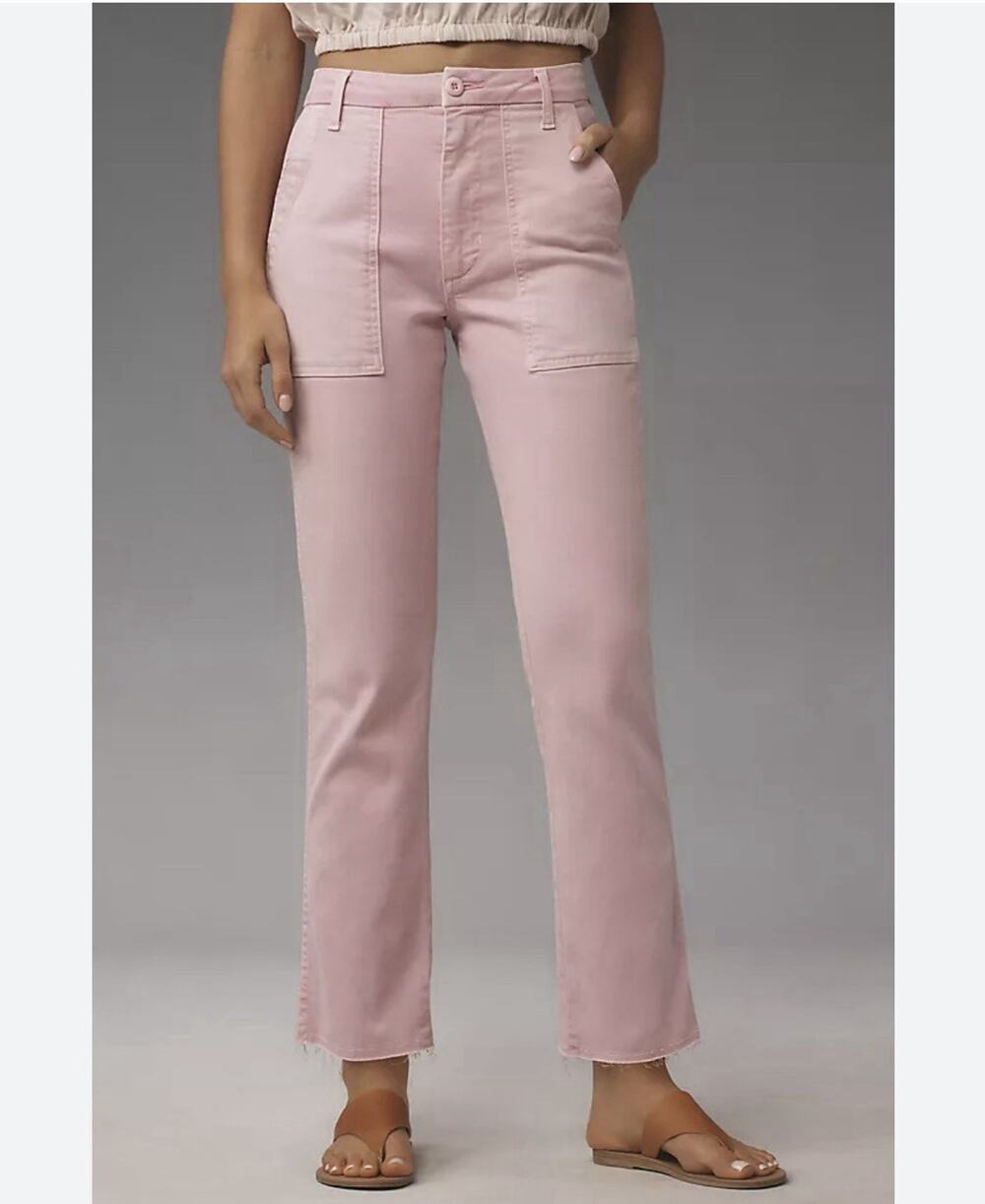 Amo Denim Easy Army Trouser Pants Pink Size 25
